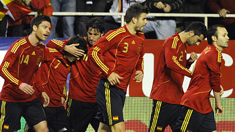 Spain celebrate being a bit better than us
