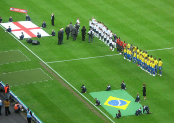 england vs brazil flags