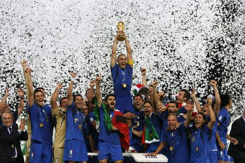 Celebrating Trophy confetti