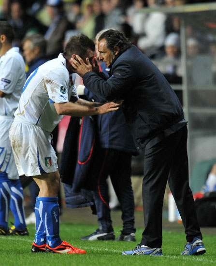 Cassano and Prandelli