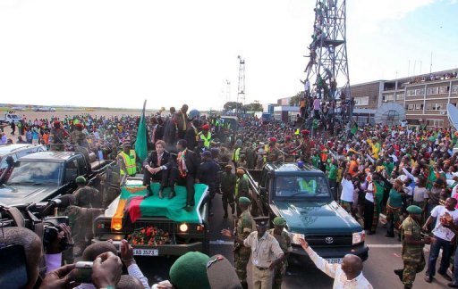 Zambia arrives