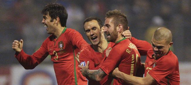 Portugal scored against Bosnia