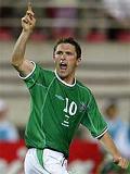 Robbie Keane gets ready for Celtic Cup