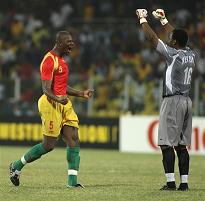 Balde celebrates