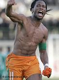 Drogba shirtless