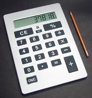 Giant calculator for Nigeria vs Benin