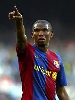 Samuel Eto’o arriving late