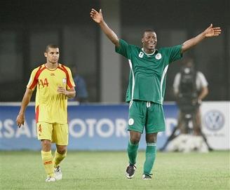 The Yak celebrates against Benin