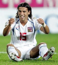 Czech Repubic will win Euro 2008, Milan Baros celebrates