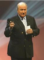 Sepp Blatter busy boy