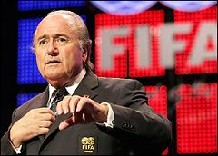 Blatter jabbing