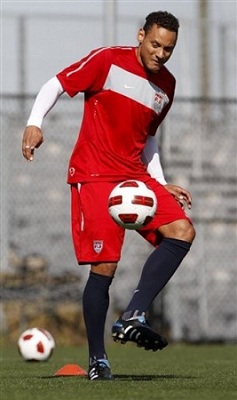 Jermaine Jones: Trying to get off on the right foot.   (AP Photo/Charles Cherney)